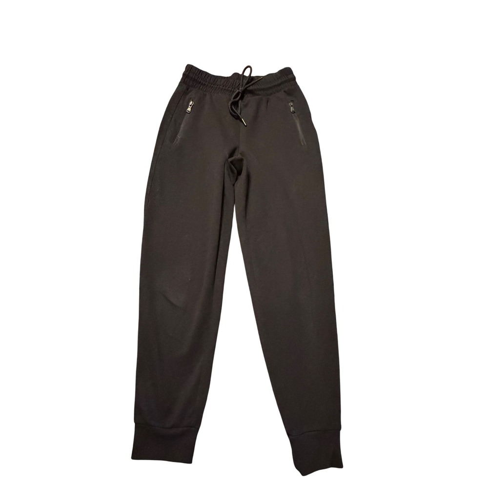 Old Navy Active Dynamic Fleece High Rise Joggers Black XS Zipper Pockets